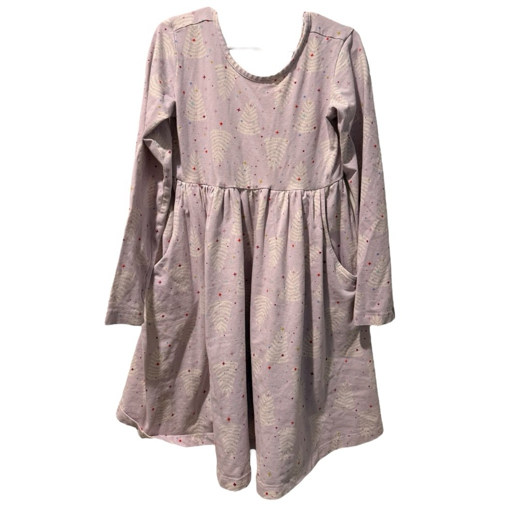 Hanna Andersson | Christmas Tree Skater Dress 6-7